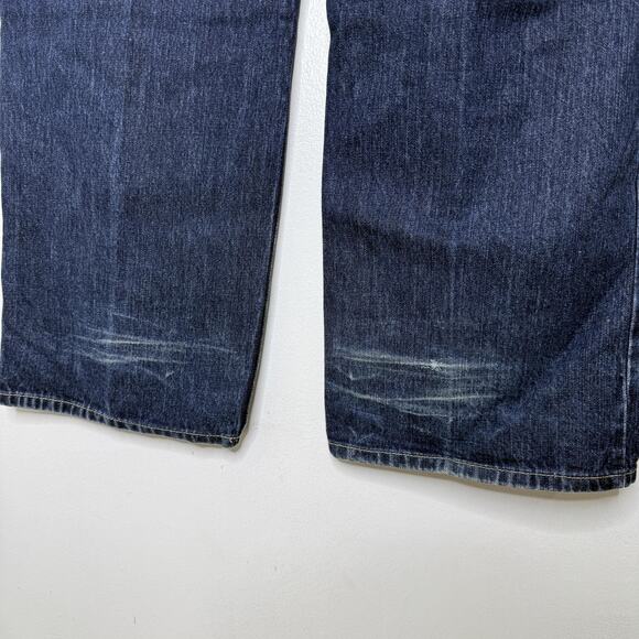 Marithe Francois Girbaud Jeans Mens 40 Blue Roll Twist Relaxed Fit Denim Pants - Picture 6 of 8